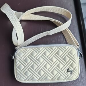 Lug Ivory Quilted Crossbody Bag